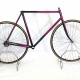 Black and purple frame and Forks Rossin Columbus Size 56