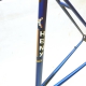 Cadre et fourche bleu Heny Sport tubes Ishiwata Taille 54