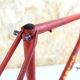 Red Carlos Frame and Forks Size 55.5