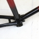Red and black Frame and Fork Mercier Size 59