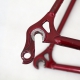 Red Frame and Forks Peugeot PF603 Professionnel 600 Size 57