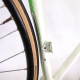 White and Green artisan Frame and Fork Time trial Roger Roche Size 53