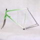 White and Green artisan Frame and Fork Time trial Roger Roche Size 53