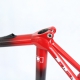 Red Carbon Frame & Forks Look KG131 Size 53