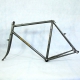 Grey Cyclocross Frame and Fork Courtois Size 53