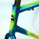 Blue, green and yellow frame and fork Bernard Hinault Columbus Brain Size 56